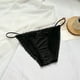 thumbnail image 2 of Braguitas tanga de encaje con lazo sexy para mujer - Ropa interior elástica de cintura baja, 2 of 3