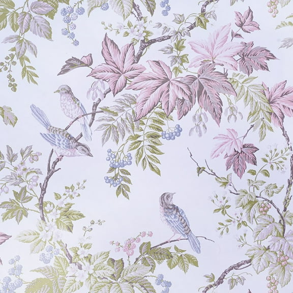 Arthome Leaf Bird-1, Peel and Stick Wallpaper 17" x 120"