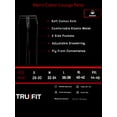 thumbnail image 6 of Tru Fit Mens Lounge Sleep Pants, Pajama Bottoms, Cotton Knit, 6 of 6