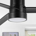 thumbnail image 5 of SAFAVIEH Ceiling Light Fan Dylas Led Lt 52" Ceiling Fan Black, 5 of 7