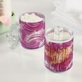 thumbnail image 6 of Ckdifva Pink Waves Storage Jar with Lid Acrylic Organization Storage Containers Set of 2, 6 of 7