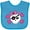 Turquoise, variant on Inktastic Girl Pirate Skull Valentine Girls Baby Bib