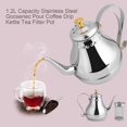 thumbnail image 4 of Théière 1,2 L, Cafetière - Bouilloire à Thé en Acier Inoxydable Poli avec Infuseur Filtre à Thé, Pot Infuseur à Thé avec Couvercle, 4 of 4