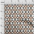 thumbnail image 2 of oneOone Rayon Brown Fabric Geometric Sewing Craft Projects Fabric Prints By Yard 56 Inch Wide, 2 of 4
