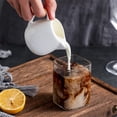 thumbnail image 4 of Creative Coffee Milk Jug With Gold Rim Handle Home Ceramic Gravy Boat Sauce Pot, 4 of 6
