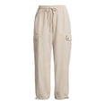 thumbnail image 3 of Time and Tru Women's Parachute Cargo Jogger Pants, 26", 27", 28" Inseam, Sizes XS-XXXL, 3 of 6
