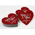 thumbnail image 4 of Inkdotpot Pack Of 50 Kiss The Miss Goodbye Bridal Shower Favor Paper Tags Craft Real Silver Foil Hang Tags, 4 of 6
