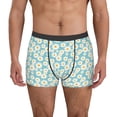 thumbnail image 2 of Goofa Daisy Floral A Printed Men's Boxer Briefs Underwear, Moisture-Wicking Underwear, Trunk,Soft and Breathable Cotton Underwear-Medium, 2 of 9