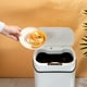thumbnail image 4 of Cubo de Basura Inteligente para Cocina Casa Hogar Inteligente Cubo de Basura Papelera BañO Sensor AutomáTico Cubo de Basura Blanco 15L, 4 of 8