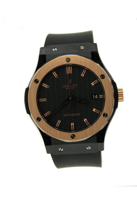 Pre-Owned HUBLOT CLASSIC FUSION QUARTZ ROSE GOLD CERAMIC 561.CP.1780.RX