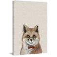 thumbnail image 3 of I Am a Smart Fox Painting Print on Wrapped Canvas, 3 of 5