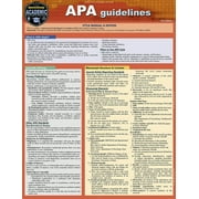 APA Guidelines - 7th Edition : a QuickStudy Laminated Reference Guide (Edition 7) (Other)