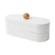 thumbnail image 1 of Caja de almacenamiento para accesorios para el cabello, organizador de joyas de 2 capas para horquillas. Blanco, 1 of 9