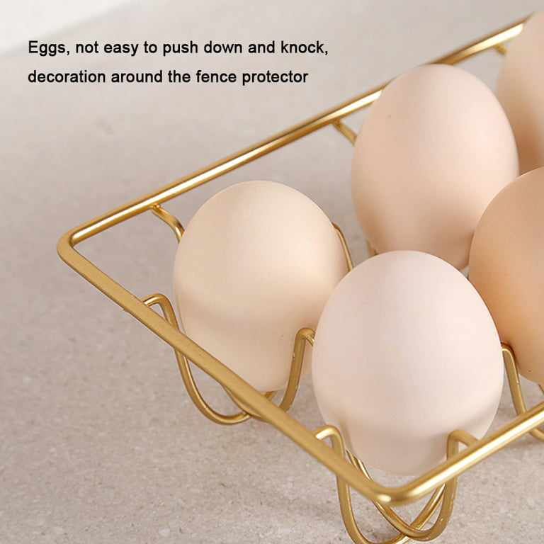 Egg Holder Countertop Egg Storage Egg Baskets For Fresh Eggs Vintage Iron  Chicken Egg Basket To 7 Eggs American Style Rural Handicrafts(3 Colors)  Glass Canisters with Airtight Lids Storage Food 