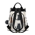 thumbnail image 2 of FORMRS Women's Travel Backpack Purse Anti-Theft Hidden Pockets Casual Shoulder Bag, Cute Cartoon Cats, 2 of 7