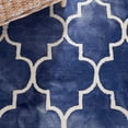 thumbnail image 6 of Safavieh Dip Dye Calanthe Geometric Wool Runner Rug, Navy/Ivory, 2'3" x 6', 6 of 11