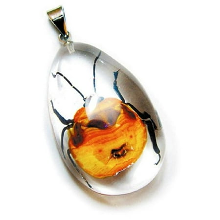 Ed Speldy East SD1106 Real Bug Necklace-Red Bug
