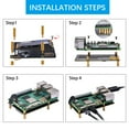 thumbnail image 6 of 52Pi N07 PCIe M.2 M-Key NVMe SSD PCIe Peripheral Board for Raspberry Pi 5, Support M.2 Key-M NVMe SSD 2230/2242/2260/2280, 6 of 8