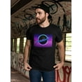 thumbnail image 2 of Laser Grid With Japanese Text T-Shirt Men -Image by Shutterstock, Male Large, 2 of 4