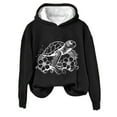 thumbnail image 4 of frariair Animal Print Women's Print Hoodie Sweatshirts Hooded Fall Casual Long Sleeve Pullover Tops Sweatshirt Zip up Zipped Hoodies Women, 4 of 4