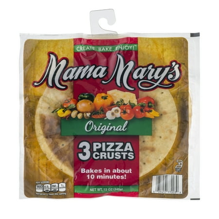 Mama Mary's Original Pizza Crusts - 3 CT12.0 OZ
