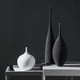 thumbnail image 2 of 2x Florero de cerámica Zen Florero elegante de cerámica para decoración para hogar Estantería Bud Vase, 2 of 6