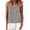 Gray, variant on Women's Sleeveless Halter Top – French Retro Linen-Like Button-Front Tank for Summer