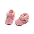 thumbnail image 3 of Akiihool Baby Booties Girls Baby Booties Hand Knitting Crochet Toddler Crib Winter Shoes for Boys Girls (Hot Pink,6), 3 of 4