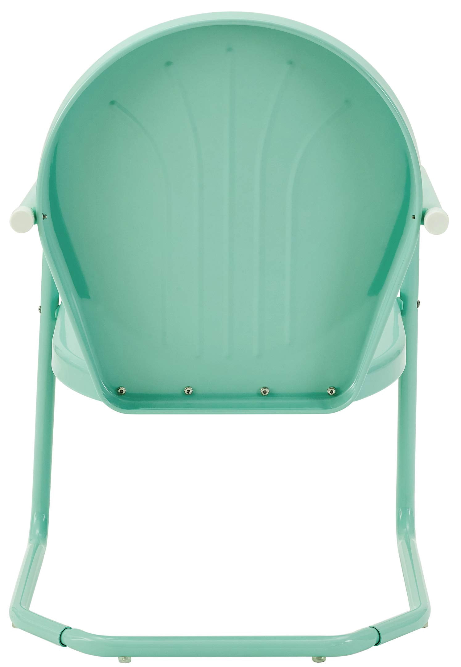 Crosley Furniture Griffith 3 Piece Metal Patio Conversation Set in Aqua