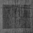 thumbnail image 1 of Ahgly Company Indoor Square Abstract Gray Modern Area Rugs, 7' Square, 1 of 4