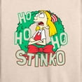 thumbnail image 3 of Hey Arnold! - Ho Ho Ho Stinko - Women's Lightweight French Terry Long Sleeve Shirt, 3 of 5