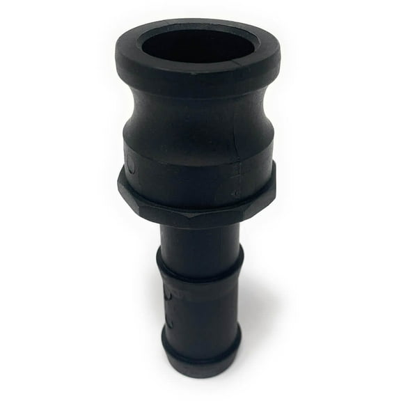 Gloxco Polypropylene Type E Cam and Groove Hose Fitting, 3/4" Male Camlock Adapter x 3/4" Hose Shank (CAM-07-E-PP)