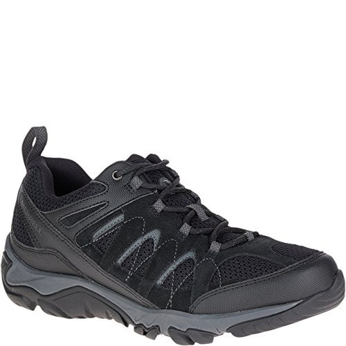 merrell hiking boots black