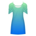 thumbnail image 5 of CEHVOM Robe Débardeur Décontractée d'Été à Imprimé Floral pour Femmes, Robe de Plage Épaules Dénudées, 5 of 5