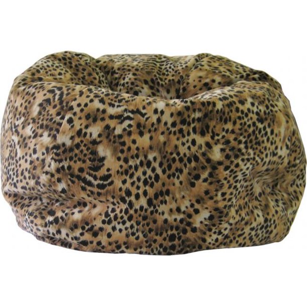 Gold Medal Large Black Vinyl Bean Bag