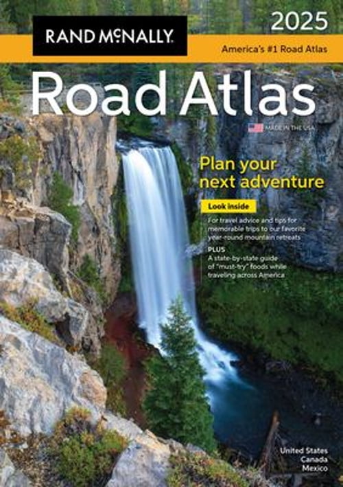 Pre-Owned Rand Mcnally 2025 Road Atlas (Hardcover) 9780528027581