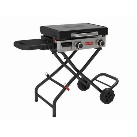 Dyna-Glo 25000 Btu 345 Square-Inch Propane Gas-Powered 2-Burner Folding Griddle