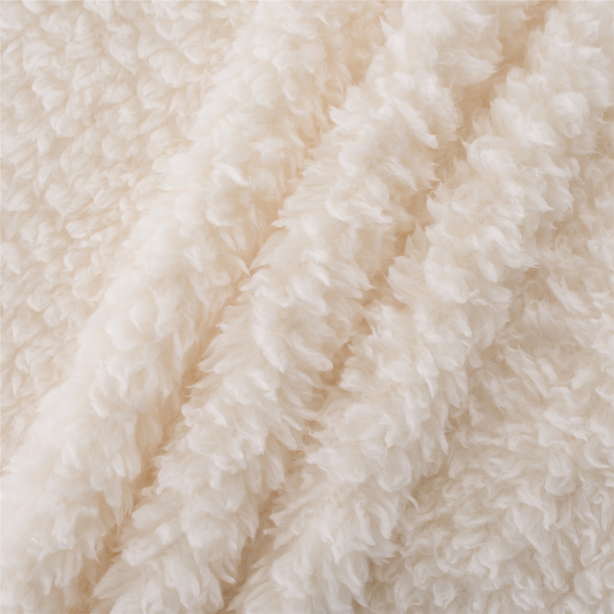 Mainstays Sherpa Blanket, King, Vanilla