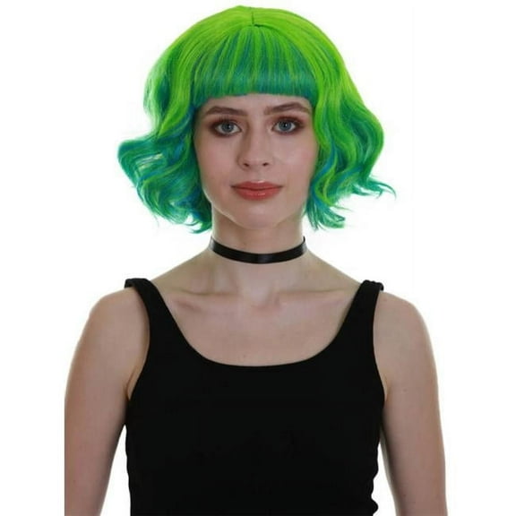 Banana Costumes HW-6731A Gradient Ray of Light Wig, Green