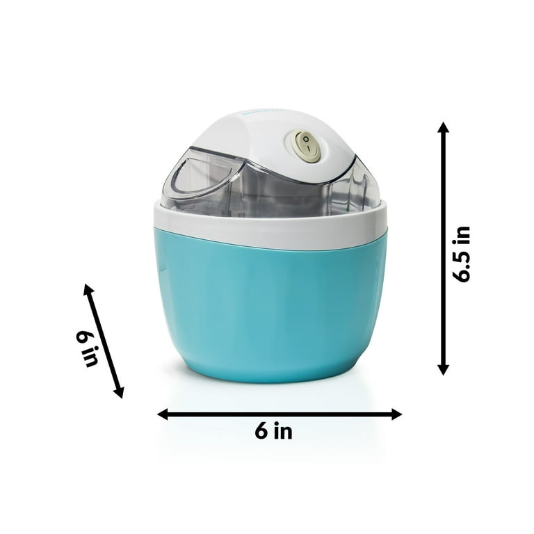 Nostalgia 1 Pint Gel Ice Cream Maker, Blue 