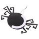 thumbnail image 3 of Linternas de papel de Halloween colgantes decoración colgante de Halloween linterna de calabaza araña murciélago esqueleto linterna para decoración de fiesta de Halloween, 3 of 8