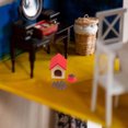 thumbnail image 4 of 1Set Wooden Miniature Dog Hut Red Rustic Design for Craft Lovers and Photography Props, 4 of 9