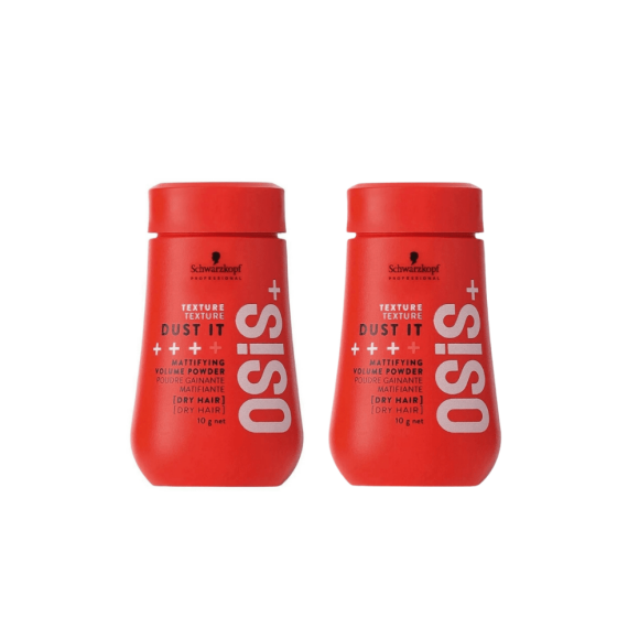 Schwarzkopf Osis Dust It Tenue Forte Mat Volume Poudre Capillaire 10g / Poudre Poudre Mate Cire 2 Pack