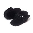 thumbnail image 3 of Kids Baby Shoes PU Suede Leather Newborn Boys Girls Soft Shoes Fringe Soft Soled Non-slip Footwear Crib First Walkers, 3 of 4