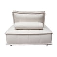 thumbnail image 6 of Diamond Sofa PLATFORMLGSD Platform Square Modular Lounger with Bolstered & Non-Skid Backrest, Light Sand, 6 of 8