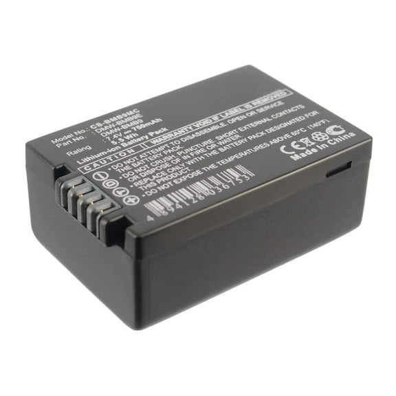 Replacement Battery for Panasonic Lumix DMC-FZ47,Lumix DMC-FZ47GK,Lumix DMC-FZ47K,Lumix DMC-FZ48,Lumix DMC-FZ60,Lumix DMC-FZ62,Lumix DMC-FZ70,Lumix DMC-FZ70K,Lumix DMC-FZ72,DMW-BMB9,DMW-BMB9E