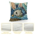 thumbnail image 4 of Creowell  Easter Pillow Covers Easter Decorations for Farmhouse Spring Home Decor Easter Decorative Throw Pillows Buffalo Plaid Gnome Rabbit Bunny Eggs Throw Pillow Cover，Multi-Size, 4 of 5