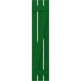 thumbnail image 5 of Ekena Millwork 11 1/2"W x 69"H Americraft Three Board (2 Batten) Exterior Real Wood Spaced Board-n-Batten Shutters w/ Z-Bar (Per Pair), Viridian Green, 5 of 10