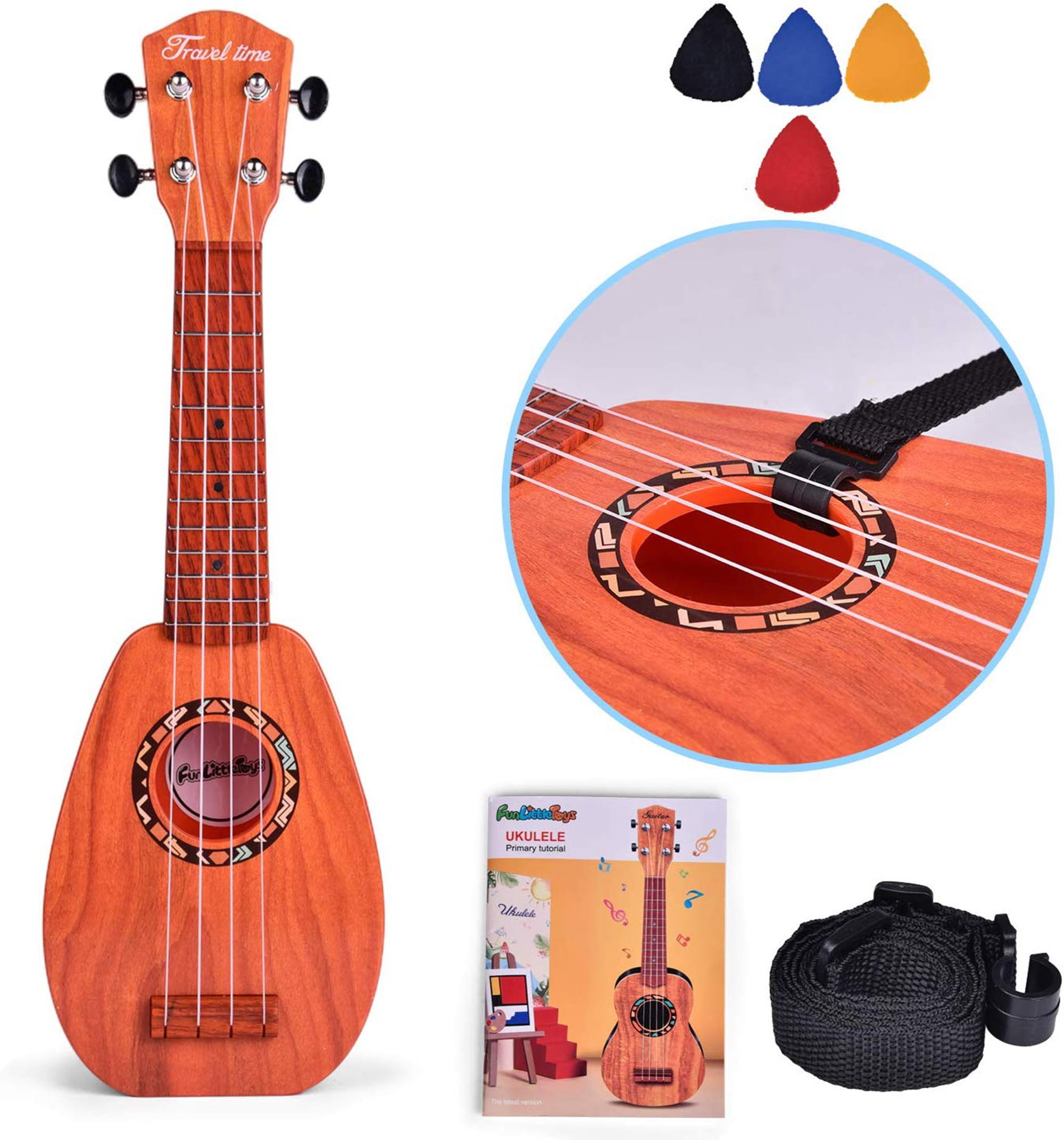 Toy Guitar Ukulele 17 Inch educational Toy Guitar Music Instrument for kids 