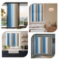 thumbnail image 7 of Blue Brown Window Privacy Film, Gradient Wood Grain Farmhouse Country Static Cling UV Sun Blocking Heat Control Window Tint Day and Night, Non-Adhesive One Way Windows Privacy Cover 17.7''x78.7'', 7 of 7